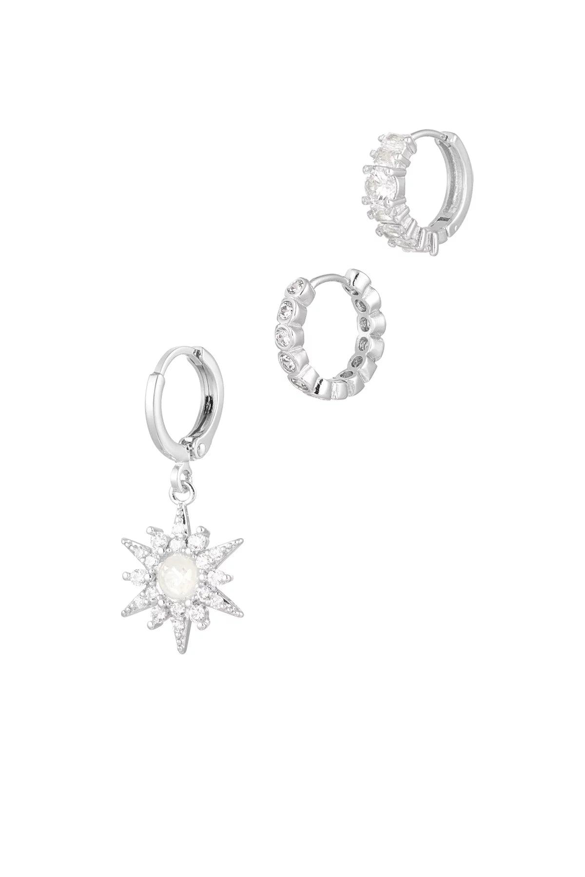 MOONSTONE STACKING SET SILVER