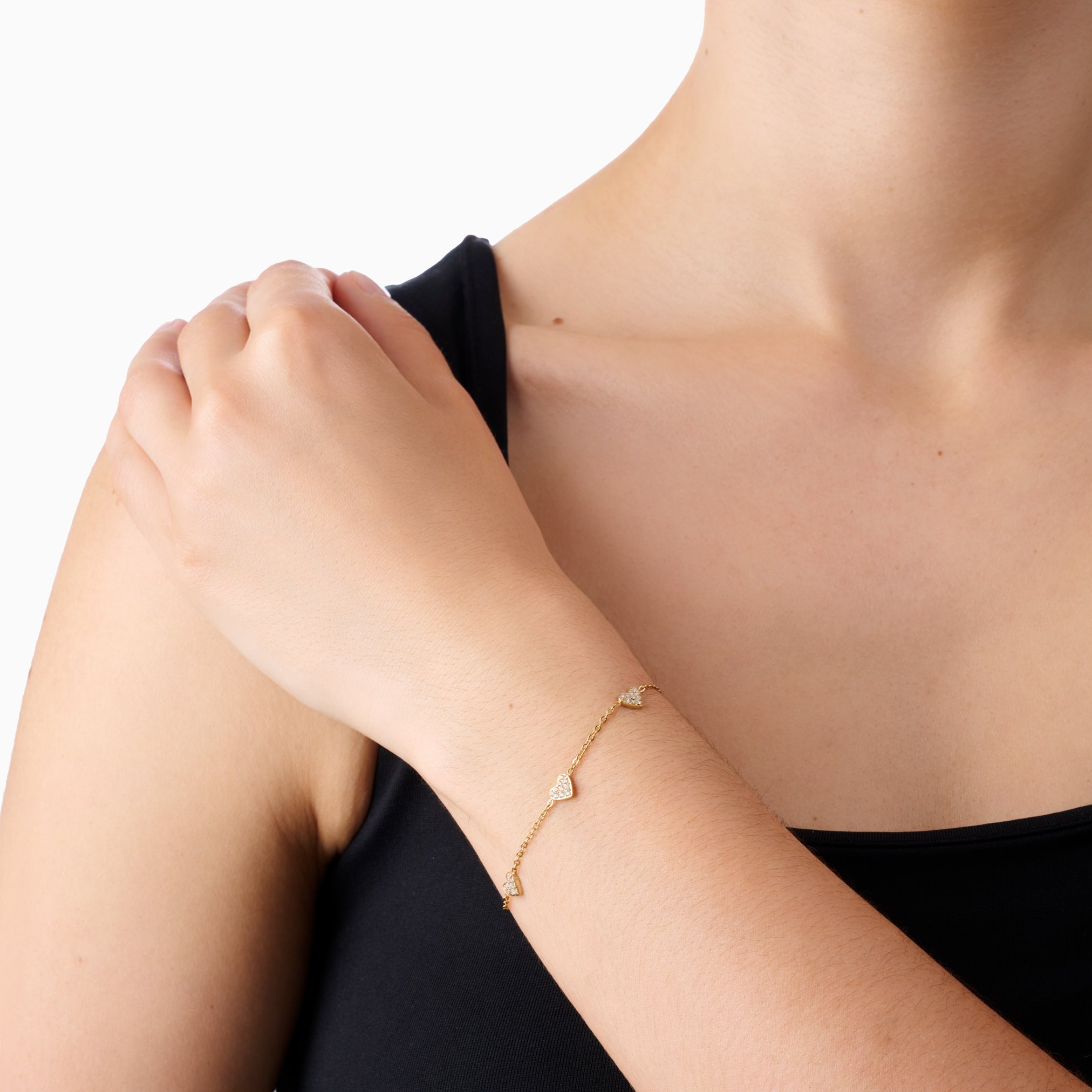 GLIMMER HEART BRACELET