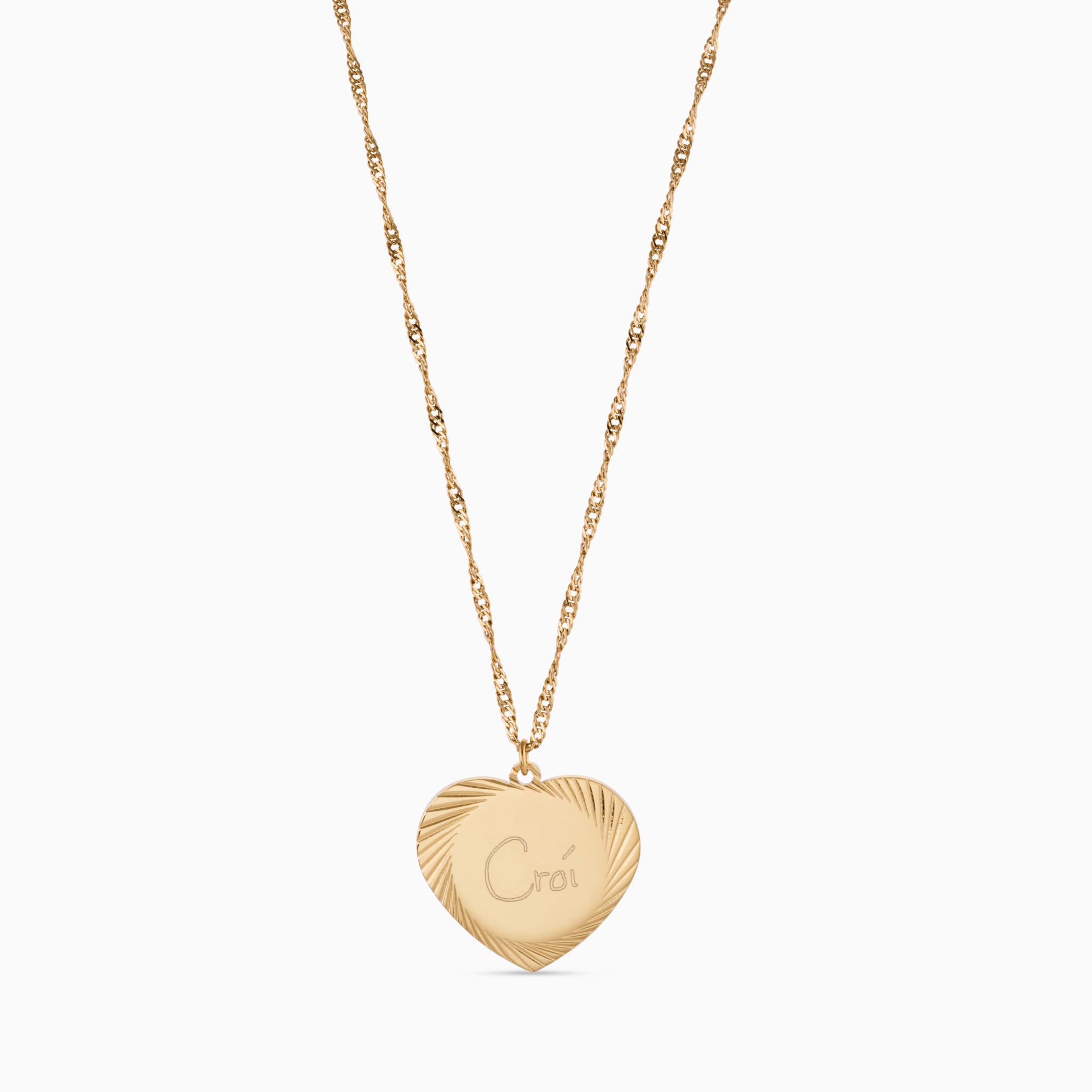 ALL MY HEART ENGRAVABLE NECKLACE