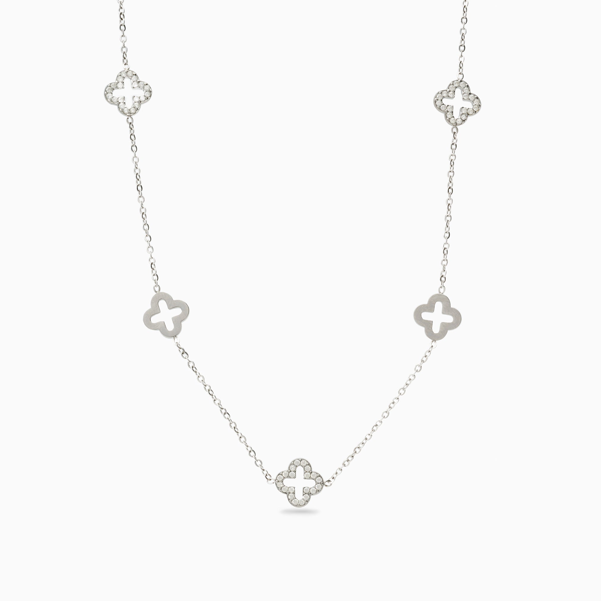 MULTI CLOVER NECKLACE