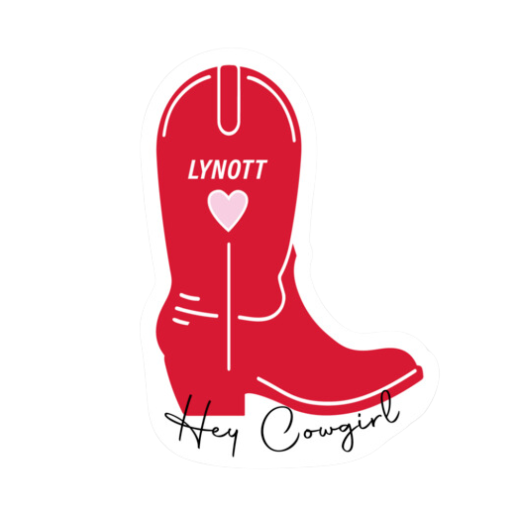 Cowboy Boot Sticker