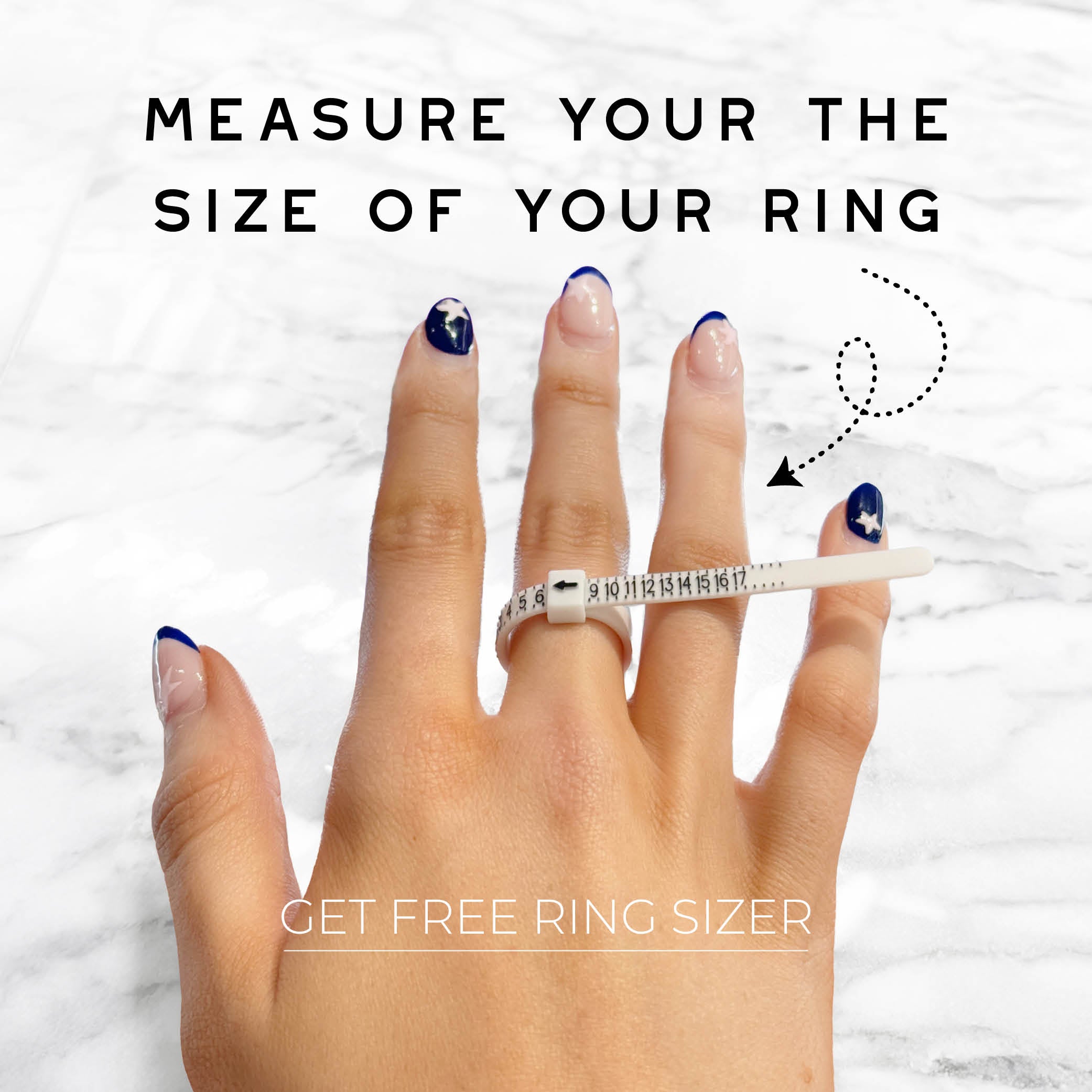 ORDER YOUR FREE RING SIZER